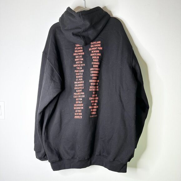 Bruce Springsteen Hoodie Unisex 2XL Black Plus Big Tall Sweatshirt Rocker NWOT - Picture 2 of 7